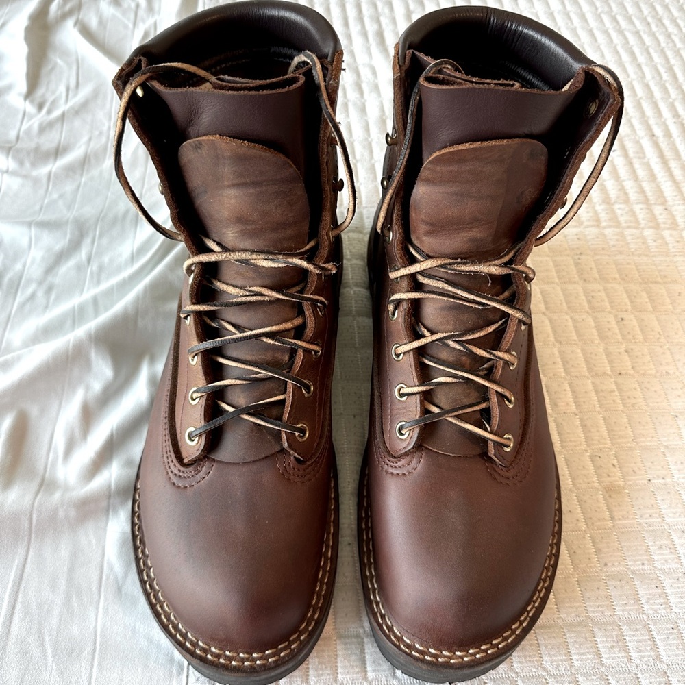 Nicks Gamebreaker LTT 6” brown weathershield leather size 9D PNW